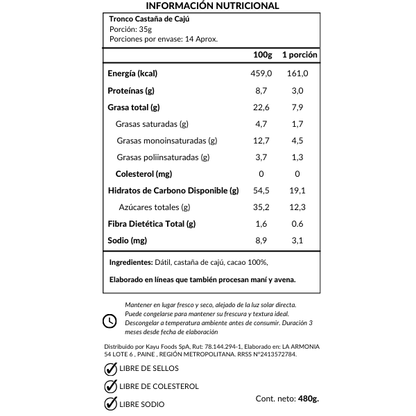Tronco Castañas de Cajú